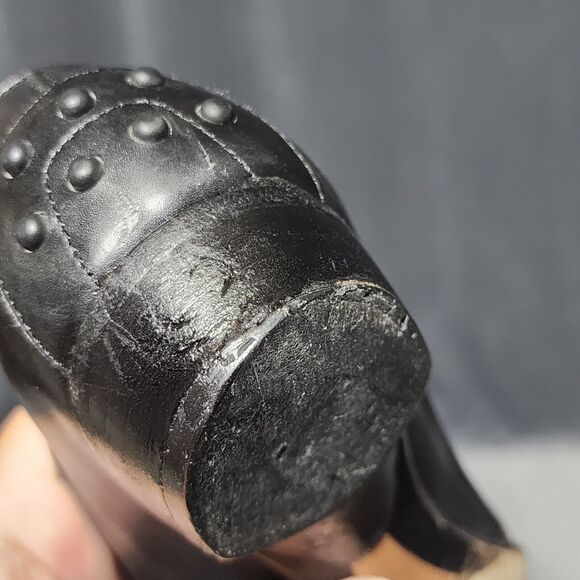 Tod's Loafer Shoes Women's 7 Black Leather Pointed Toe Low Heels Italy - Picture 14 of 15